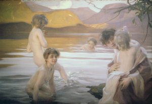 最初のバス 作： Paul Emile Chabas
